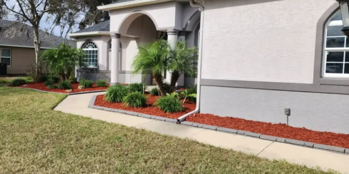 Garden bed install in Central Florida
