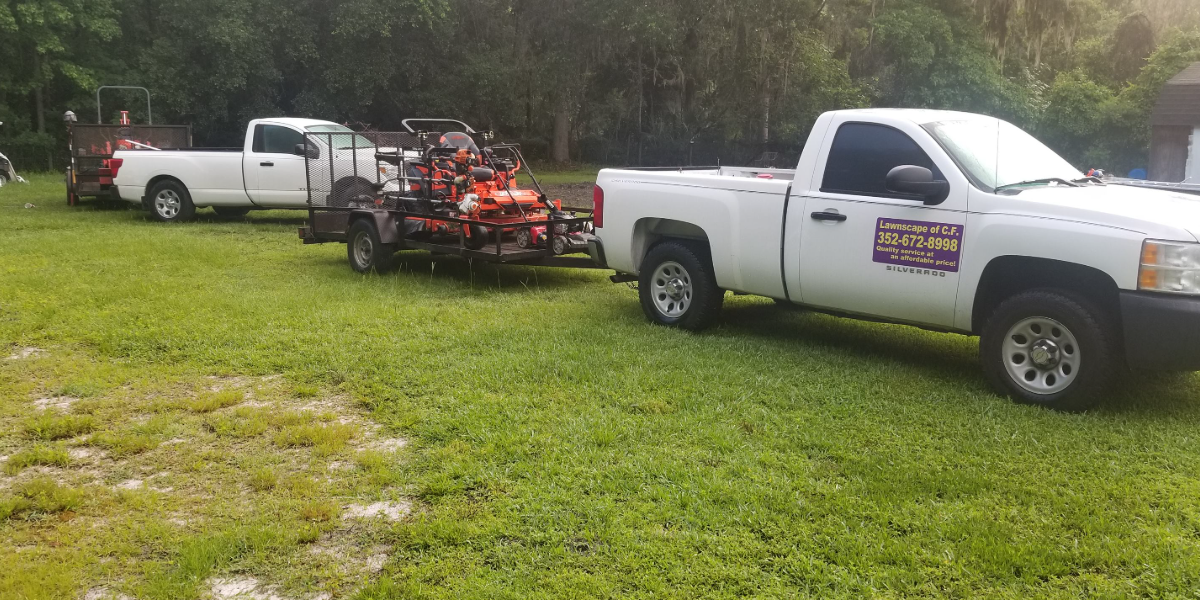 prepping lawn for hurricane season