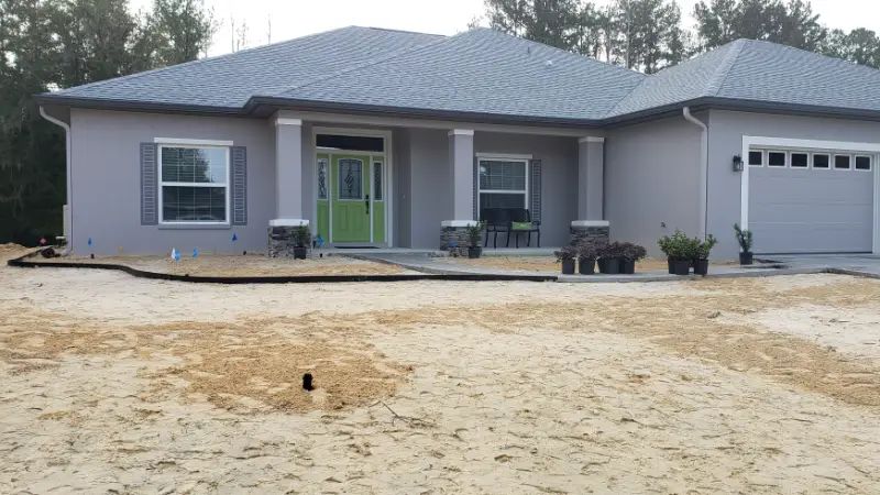 front yard landscaping before2
